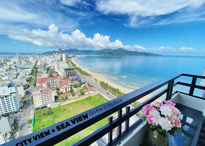 Balcony Best SEA VIEW - CITY VIEW - OPTIONAL - 1\' to MY KHE Beach Đà Nẵng