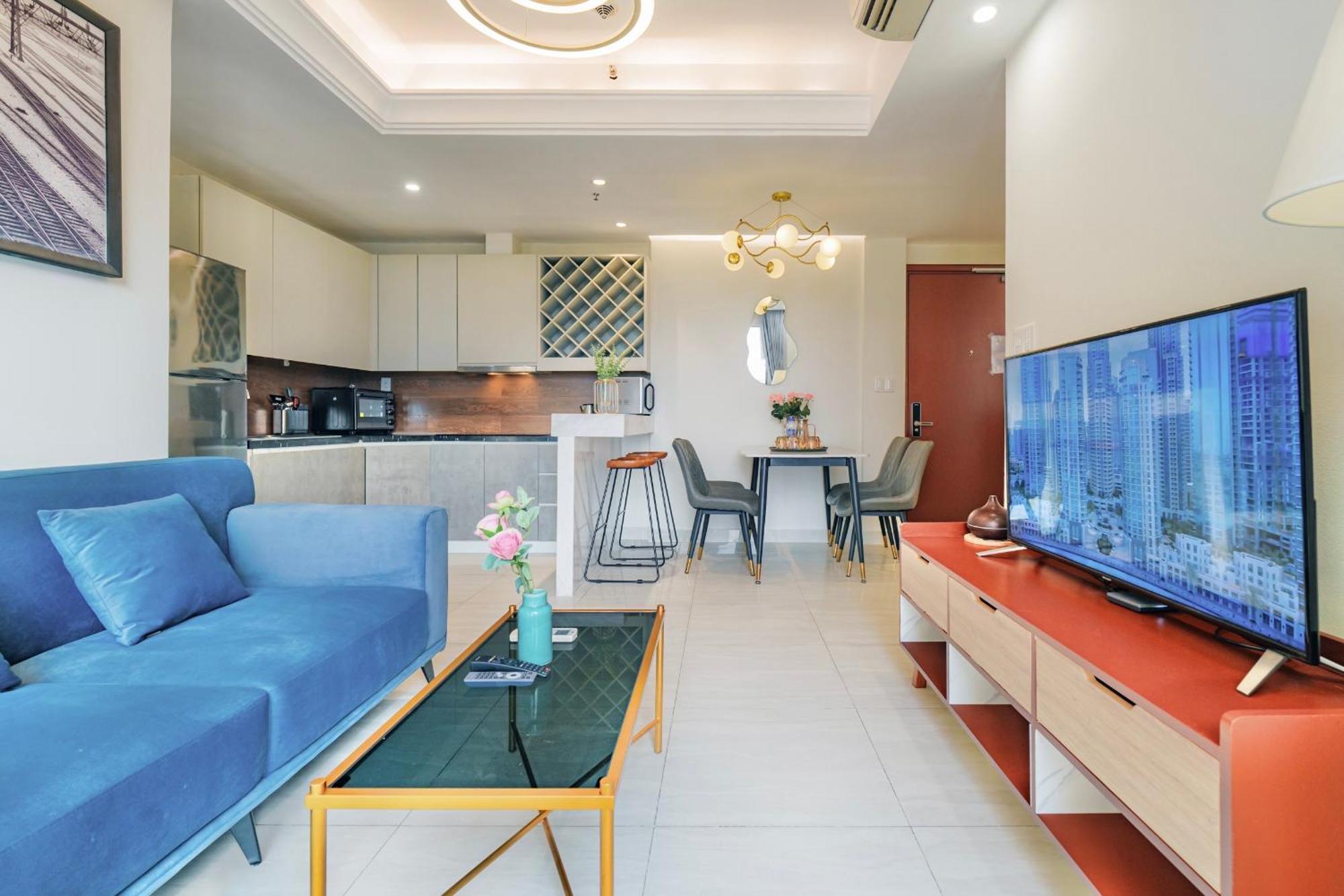 Ambihome 2br 2wc In Masteri Thao Dien District 2 *