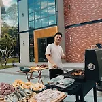 Chuoi Villa 7 Ngu - Tuan Chau - Be Boi Rieng - Bbq - Day Du Tien Nghi