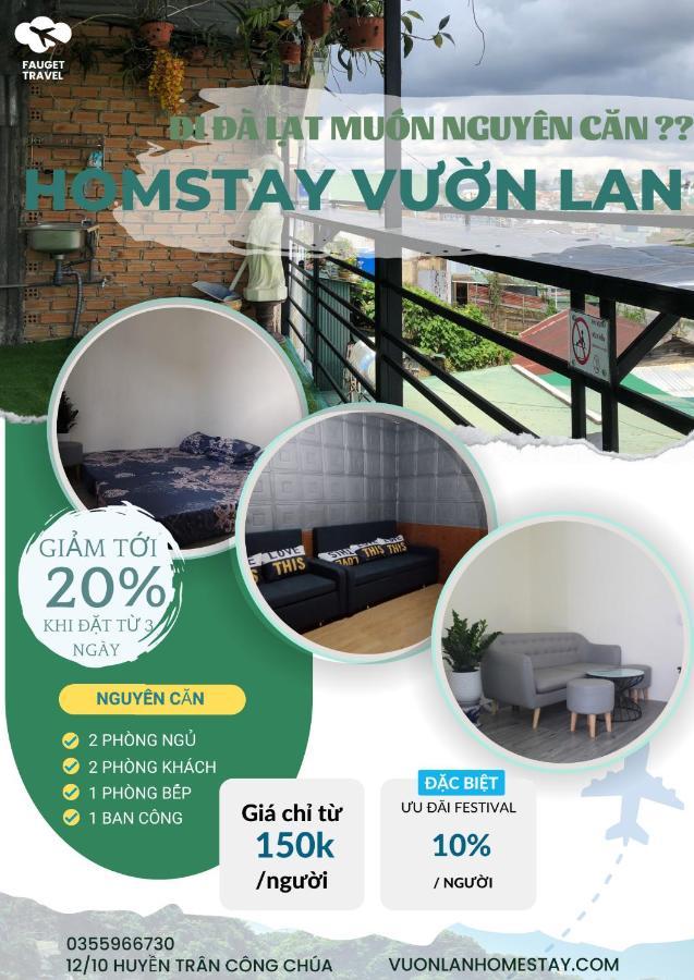 Apartment Vuon Lan Homestay- Nha Nguyen Rong 130m2 *
