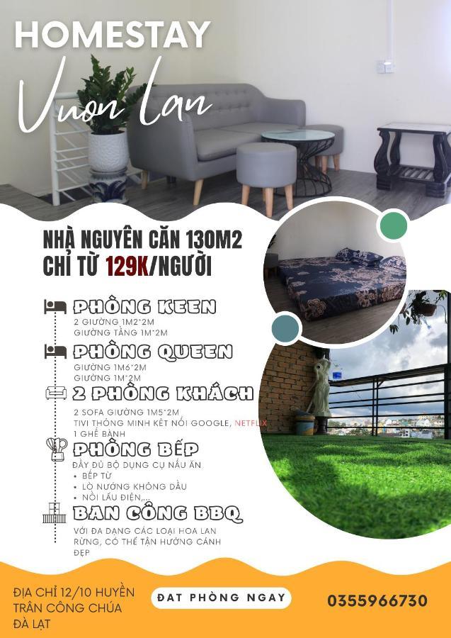 Apartment Vuon Lan Homestay- Nha Nguyen Rong 130m2 Da Lat