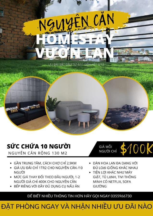 Apartment Vuon Lan Homestay- Nha Nguyen Rong 130m2 Da Lat