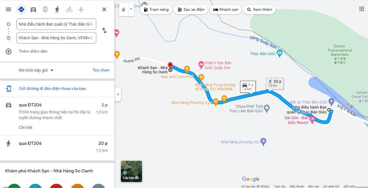 Hotel Khach San - Nha Hang So Oanh - Gan Thac Ban Gioc Cao Bang