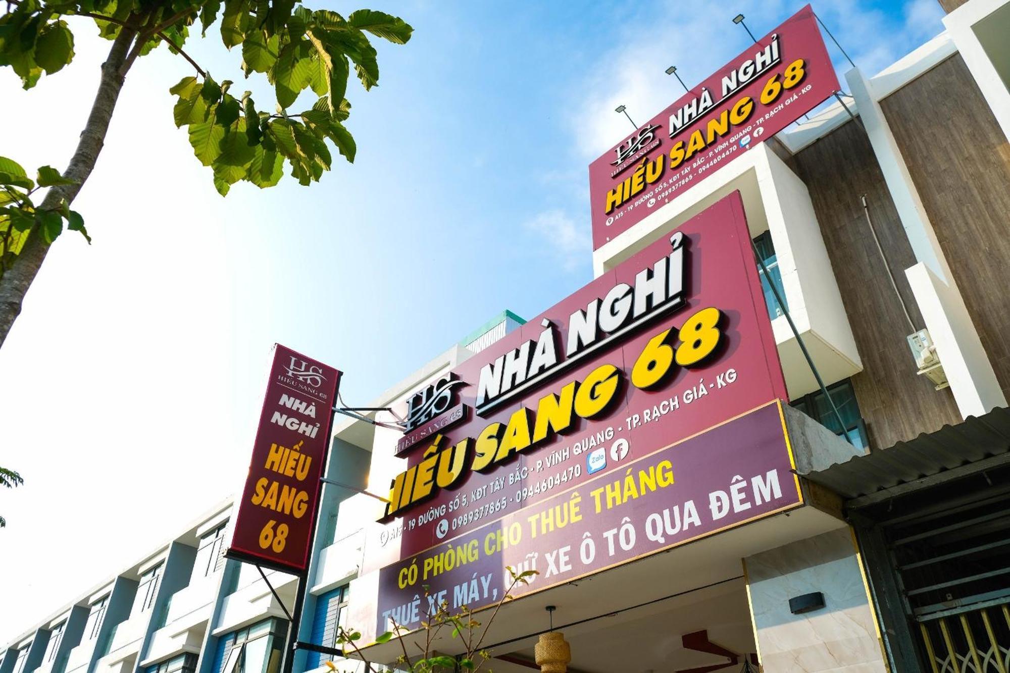 Hotel Khach San Khu Ben Tau Hieu Sang 68 Hostel & Villas Seaview Near Rach Gia Harbor