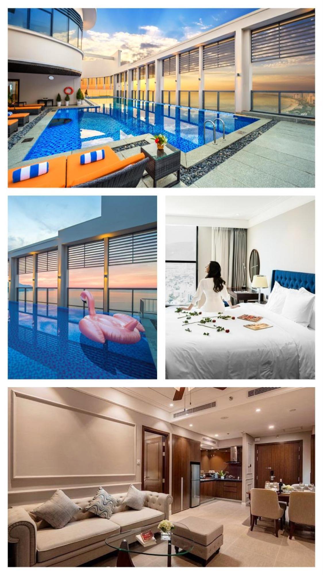 Luxury - Rooftop Swimming Pool - Front - Hinata * Đà Nẵng