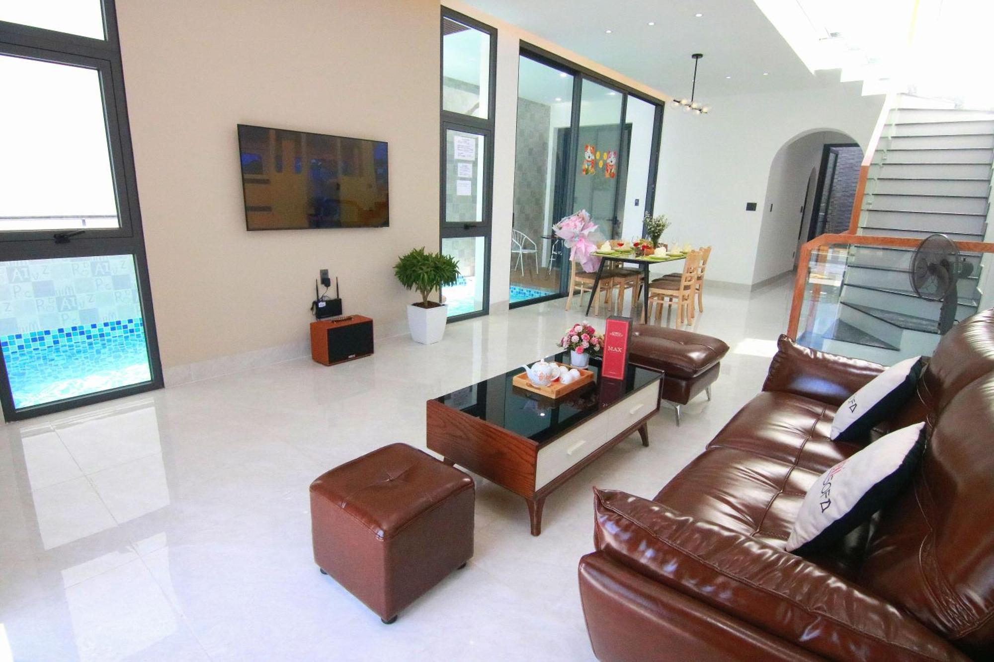 View Bien Bai Dau - Di Bo Ra Bien 200 Met Villa *