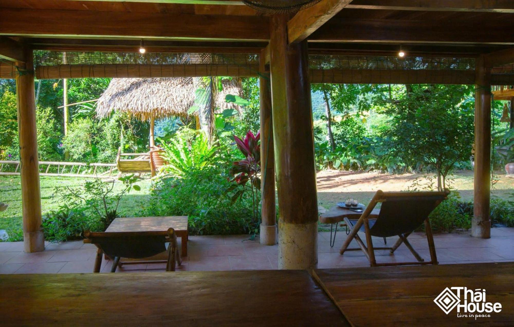 Lodge Thai House Pu Luong - Century Old Stilt House With Terrace Views