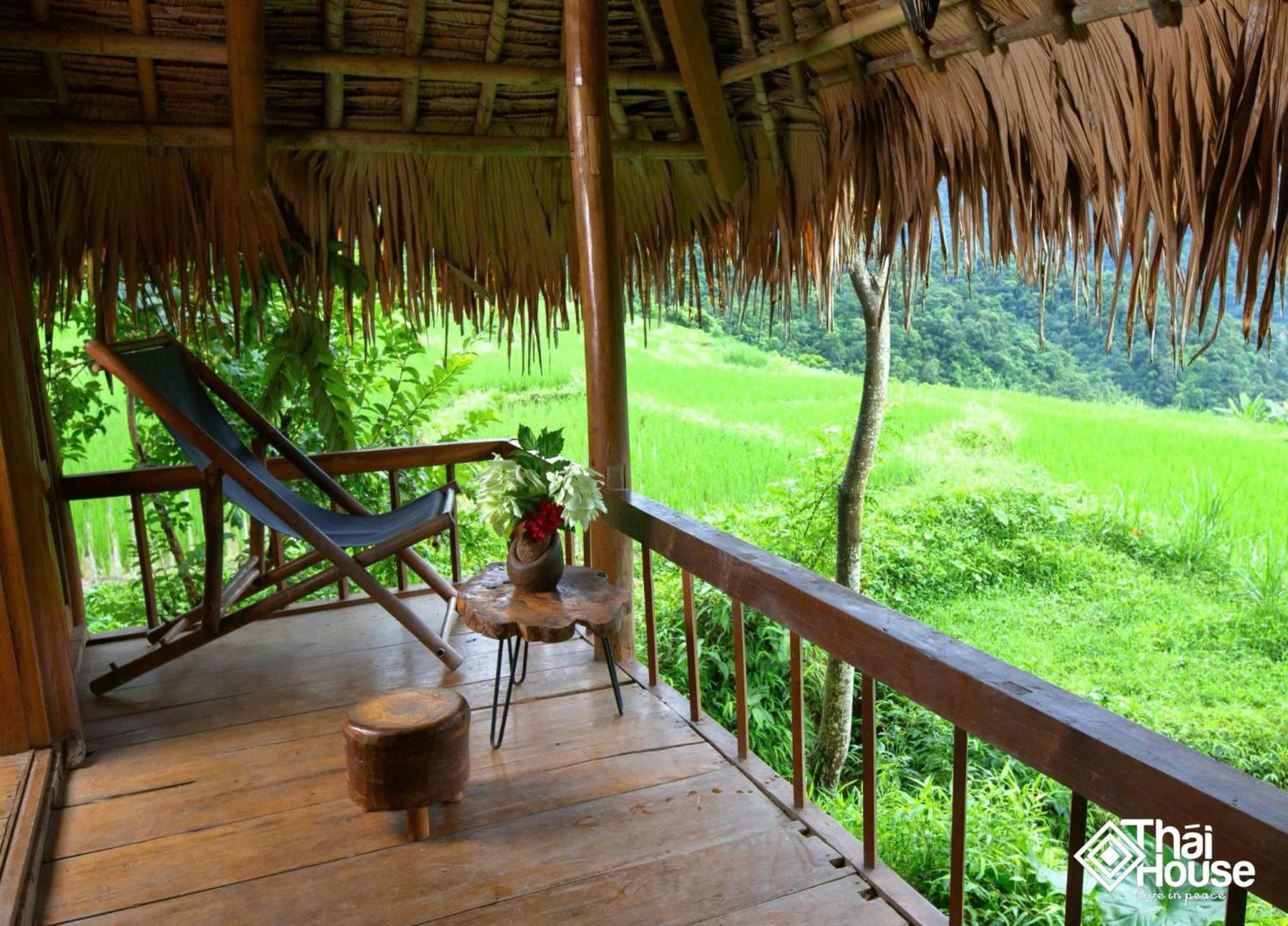 Lodge Thai House Pu Luong - Century Old Stilt House With Terrace Views
