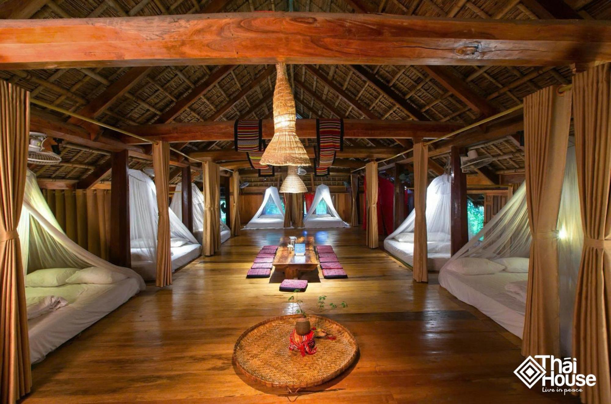Thai House Pu Luong - Century Old Stilt House With Terrace Views Lodge Huong Ba Thuoc