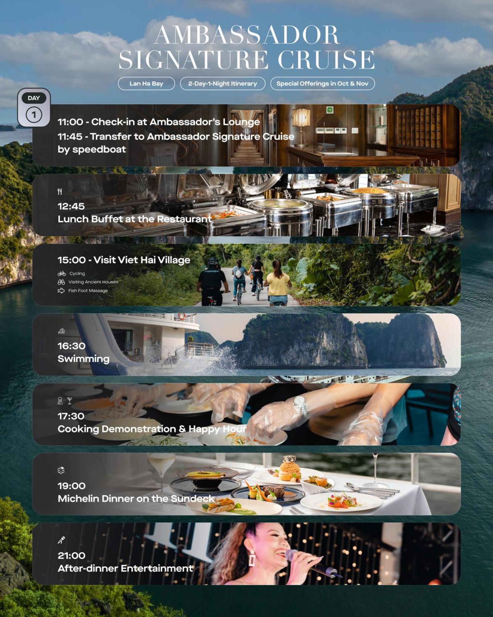  Ambassador Signature Cruise - Lan Ha Bay Ha Long
