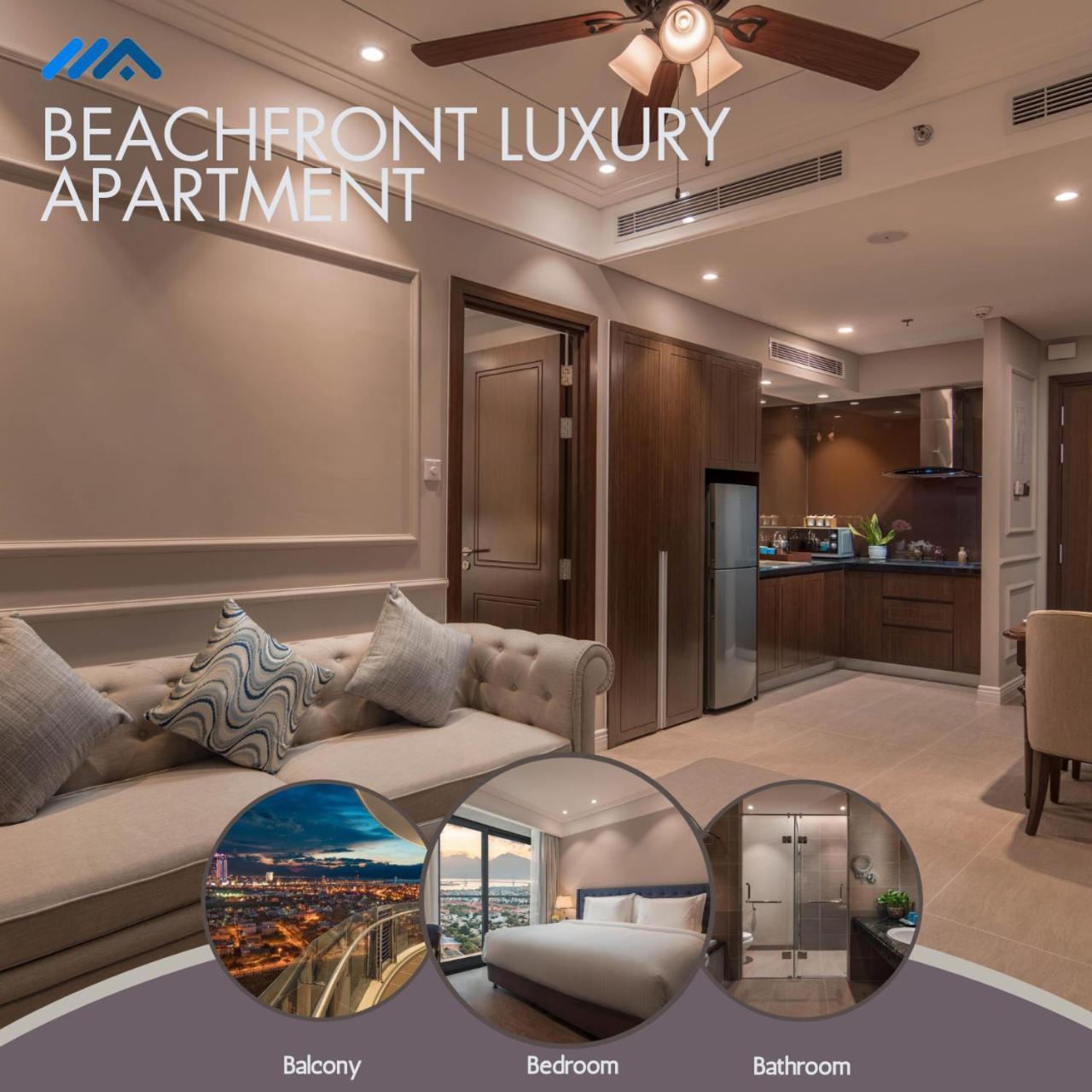 Beachfront Luxury - Rooftop Pool - Apartment