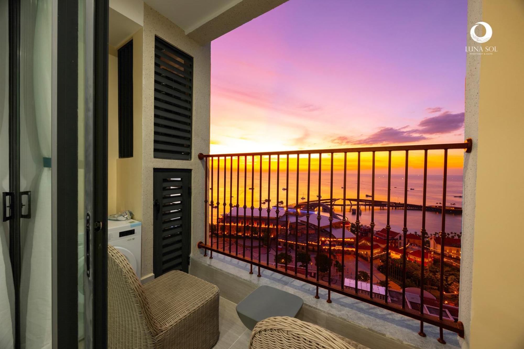 Hillside Ocean Balcony Firework Delight