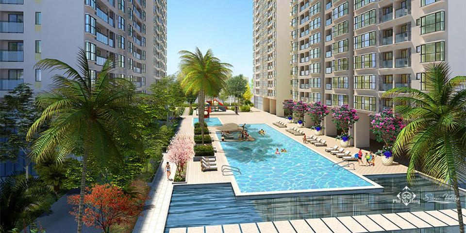 Apartment Ho Scenic Dep Thoang Tien Nghi 02 Phong Ngu Trung Tam Phu My Hung Quan 7 Thanh Pho