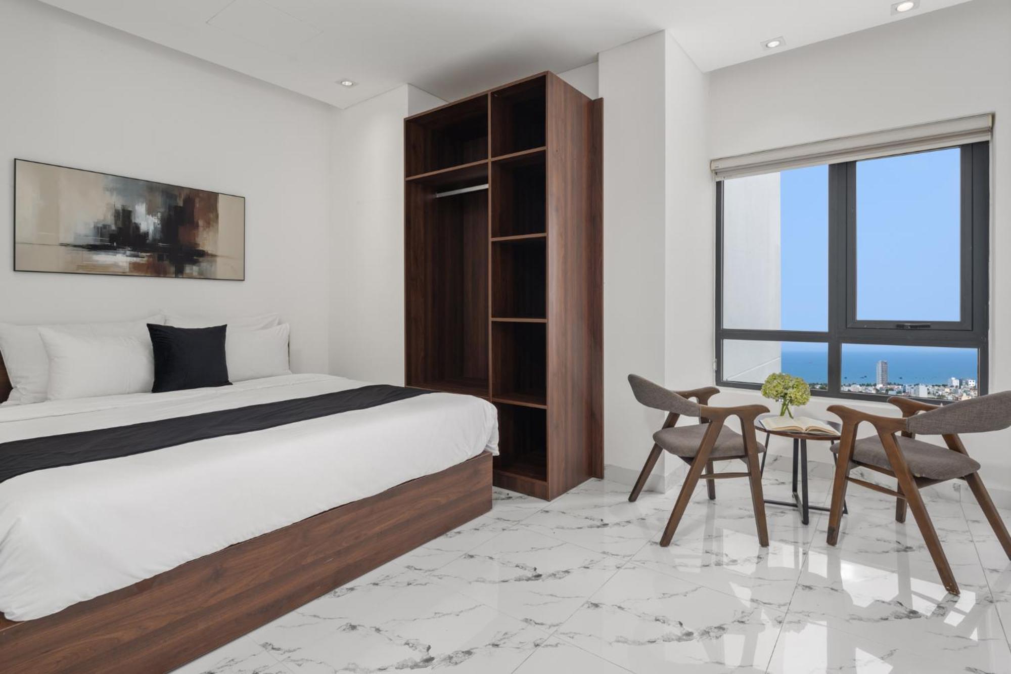 Căn hộ Penthouse Duplex 4 Bedrooms Ocean View, Rooftop Pool *
