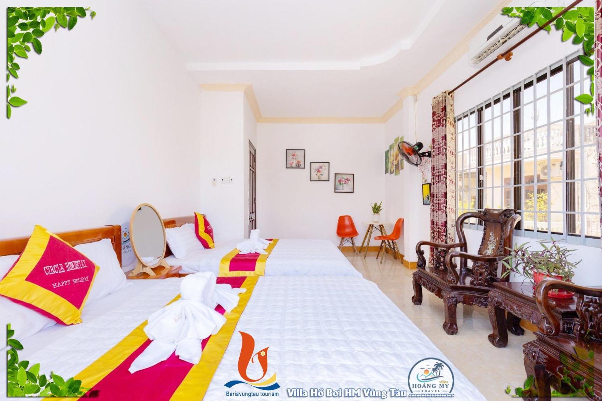 Biet Thu Hoang My Free Phao Hong Hac Va Xe Villa *